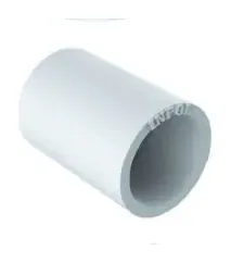 Luva de união em PVC branca