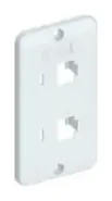 Tampa para 2 conectores RJ45 branca