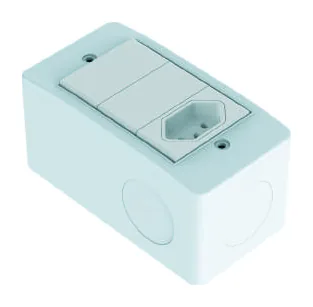 Caixa condulete modular montada