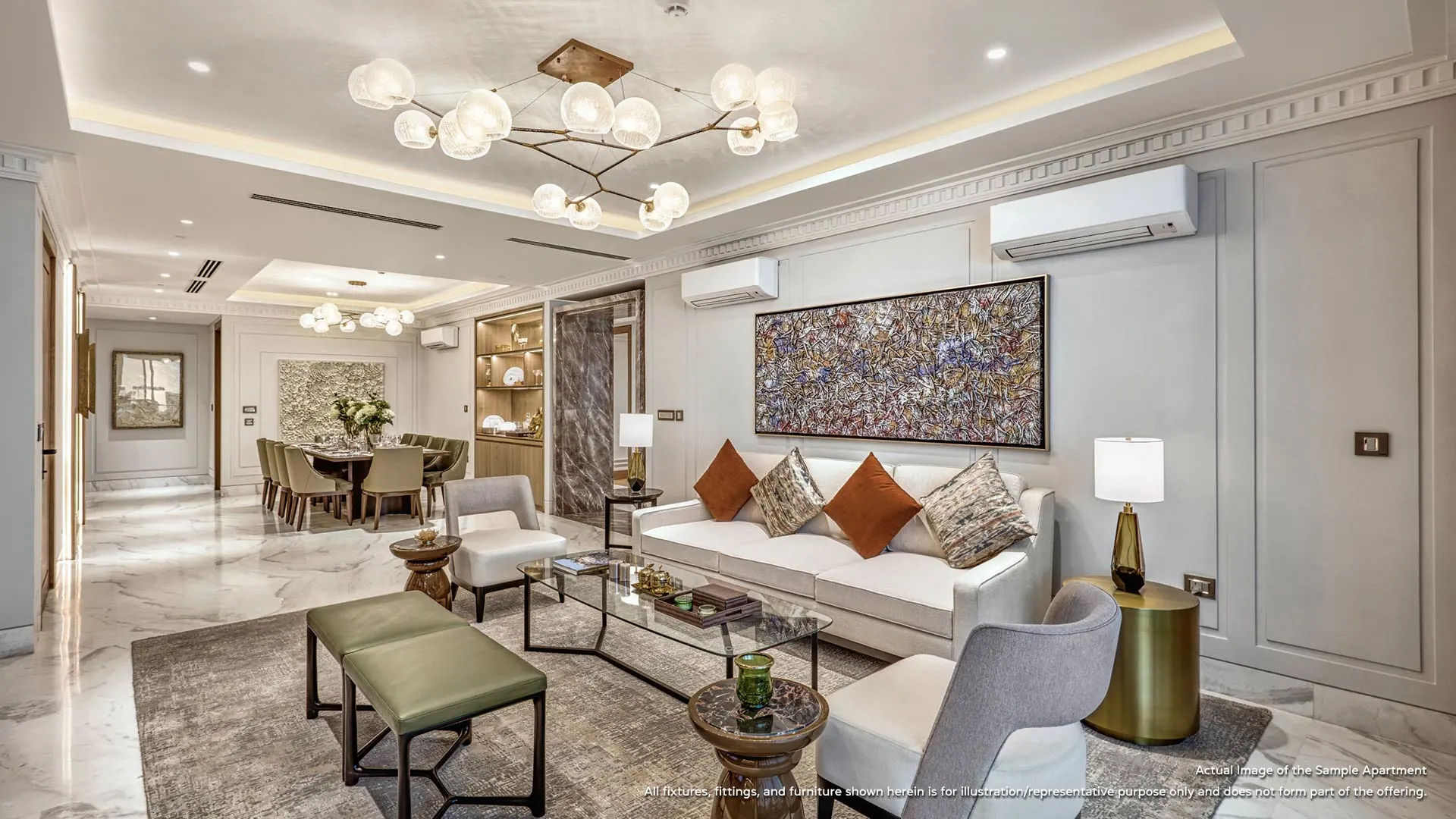 DLF The Grove — drawing room