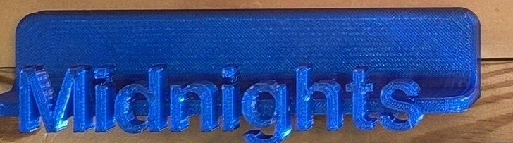SUPPORT TS CD MIDNIGHTS X 1