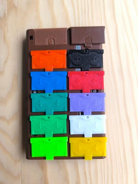 CACHE PILES NINTENDO GAME&WATCH X 1