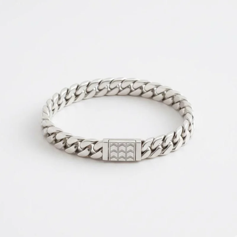Men’s Sterling Silver Cuban Bracelet