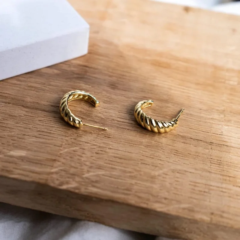 Croissant Hoop Earrings