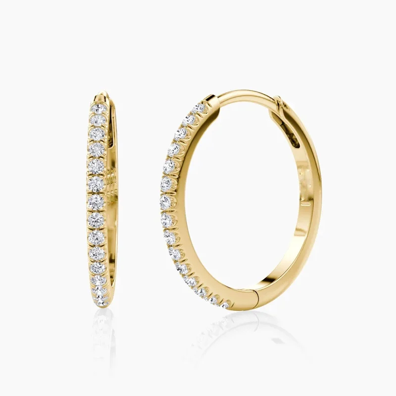 Small hoop earrings