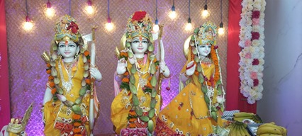 रामनवमी के अवसर पर  खैरागढ़ वार्या सिटी में विराजे प्रभु श्री राम