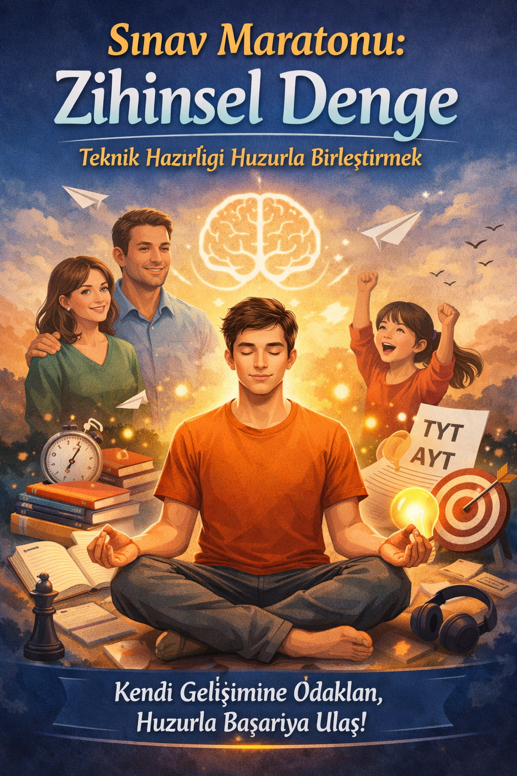 SINAV MARATONU:Teknik Hazırlığı Huzurla Birleştirmek