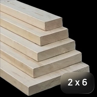 2 X 6 구조목 1개 JAS (12자)