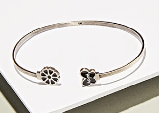 Sliver Hope Butterfly Bracelet