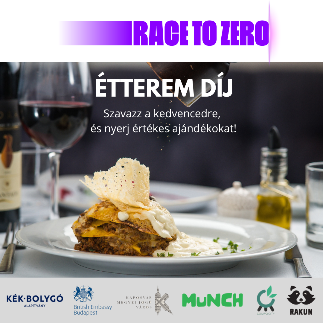 Race to Zero Étterem Díj - közönségszavazás