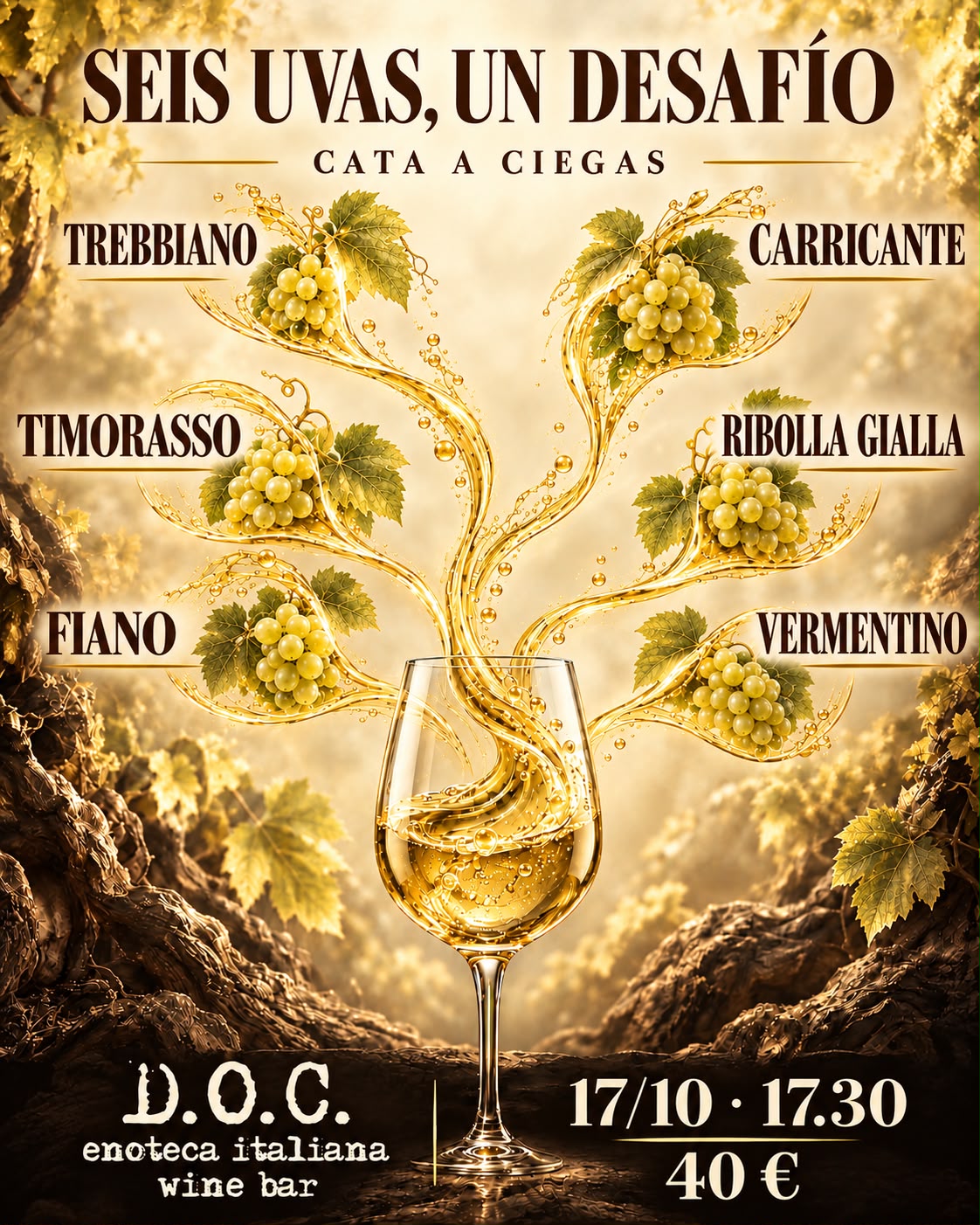 CATA A CIEGAS: VARIEDADES BLANCAS