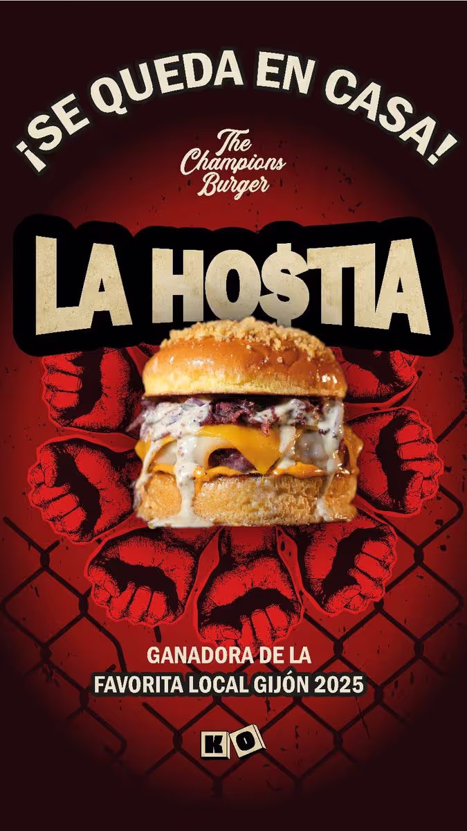 Doce más uno - Hamburguesa La Hostia
