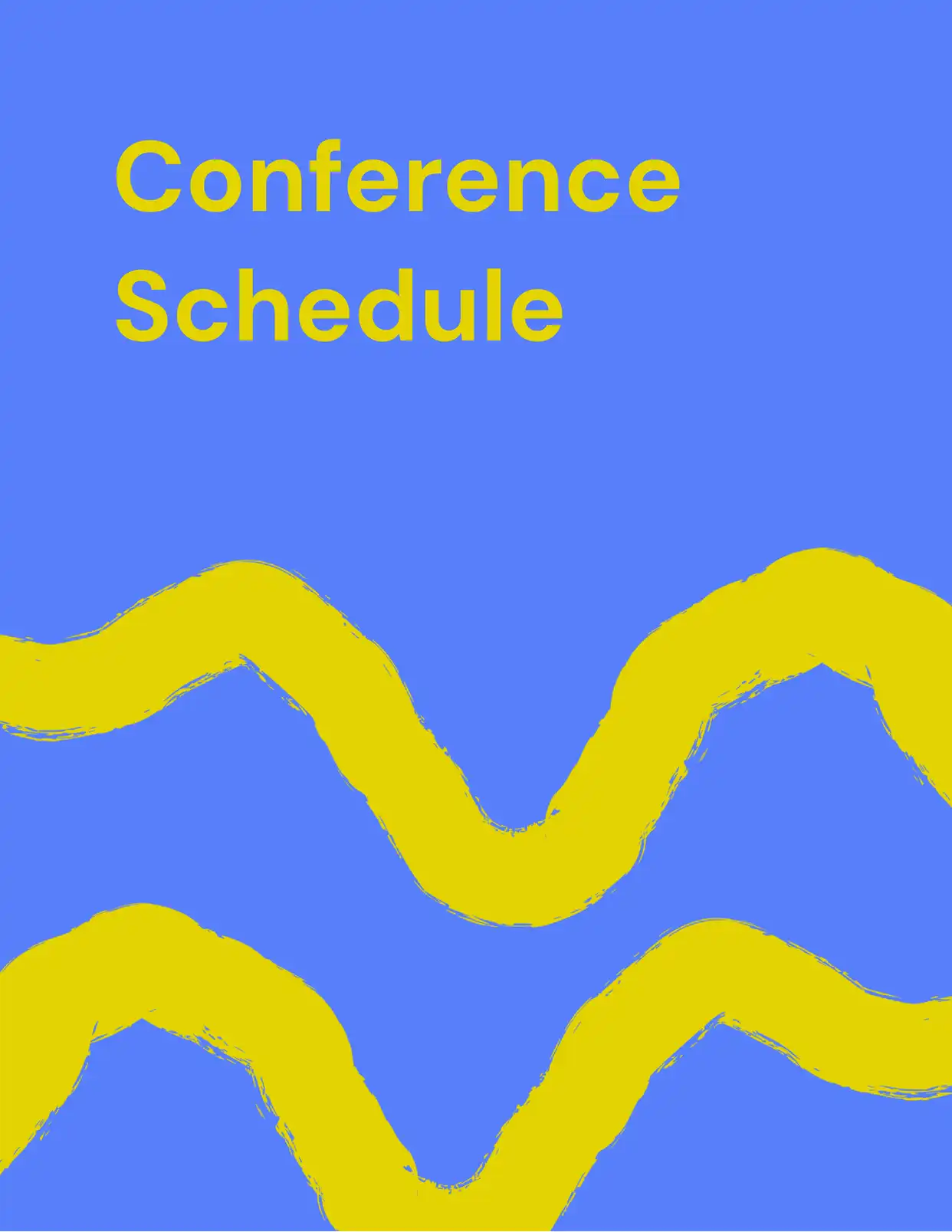 Conference Schedule - Placeholders