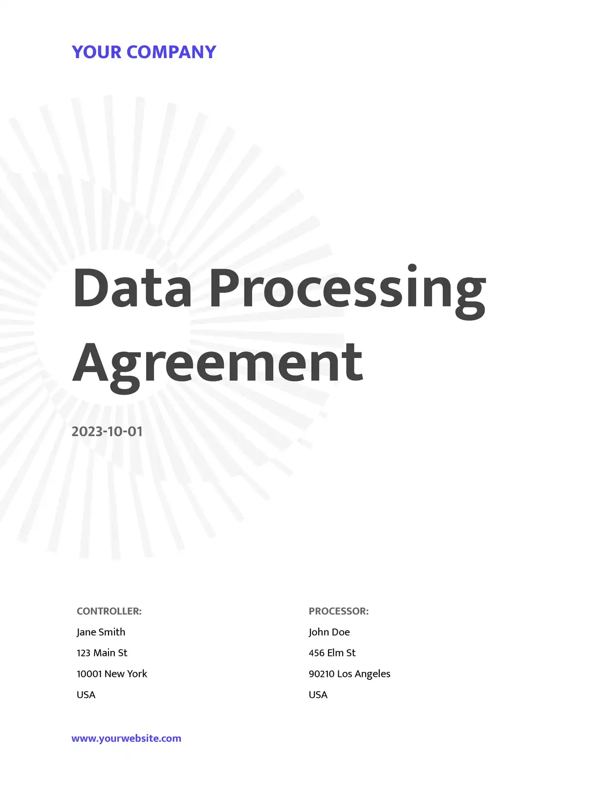 Data Processing Agreement