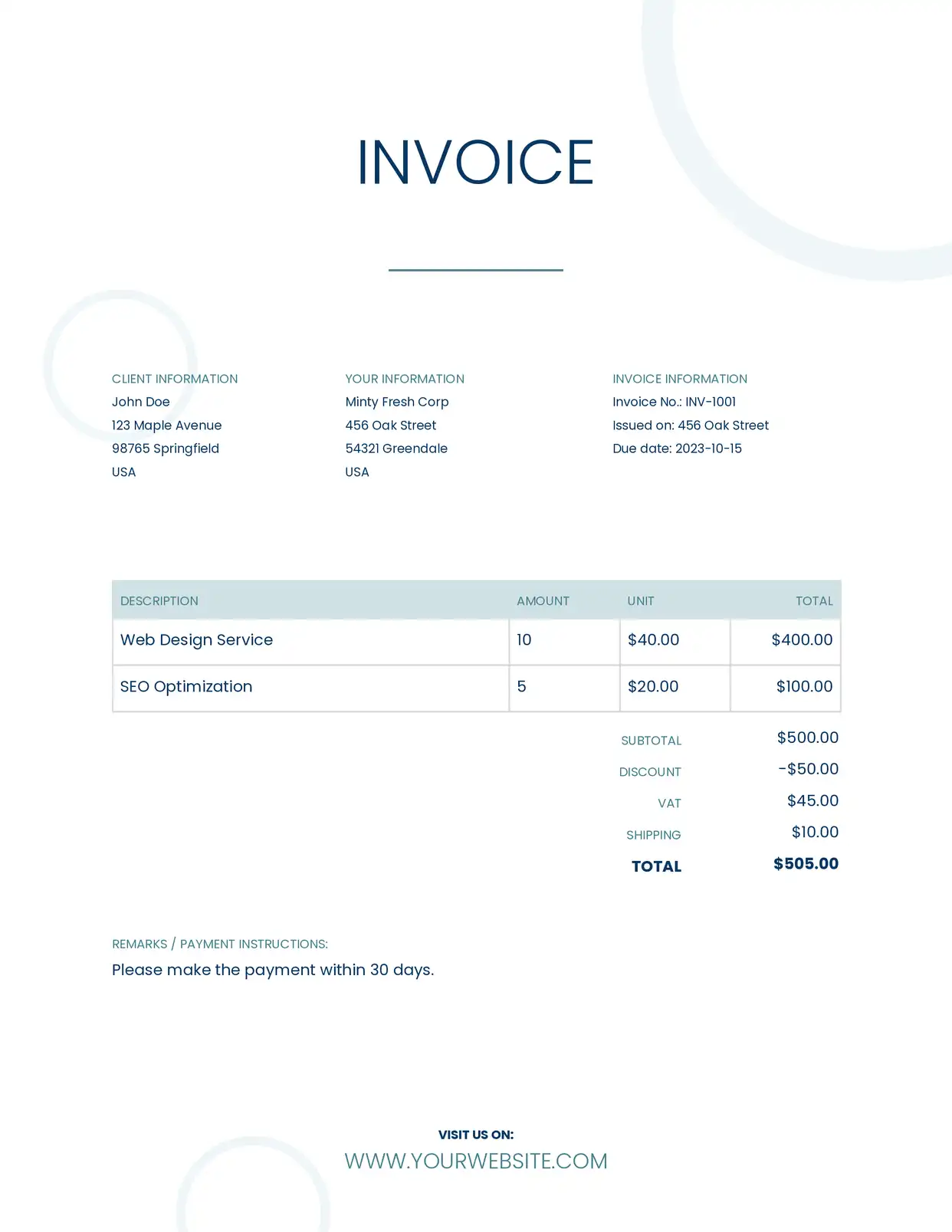 Invoices & Purchase Orders