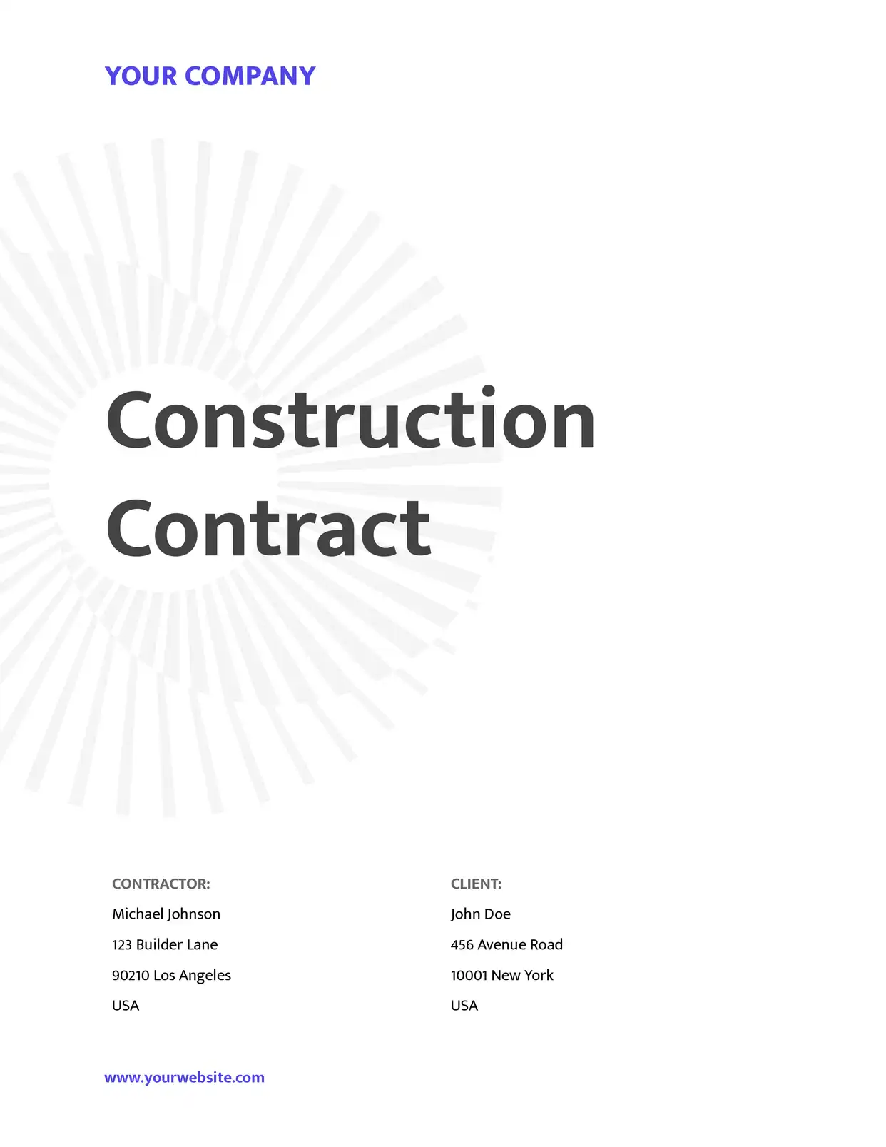 Construction Contract
