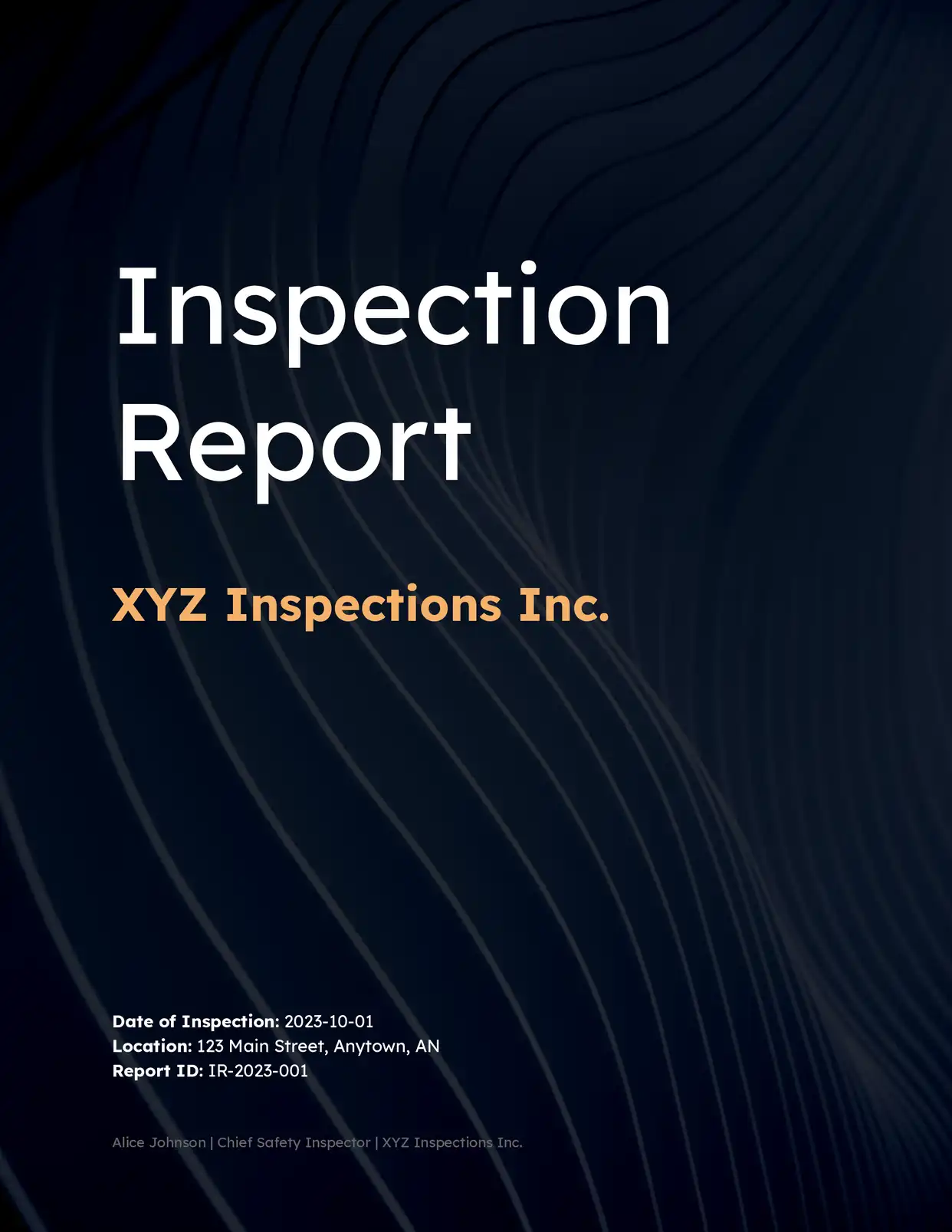 Inspection Report