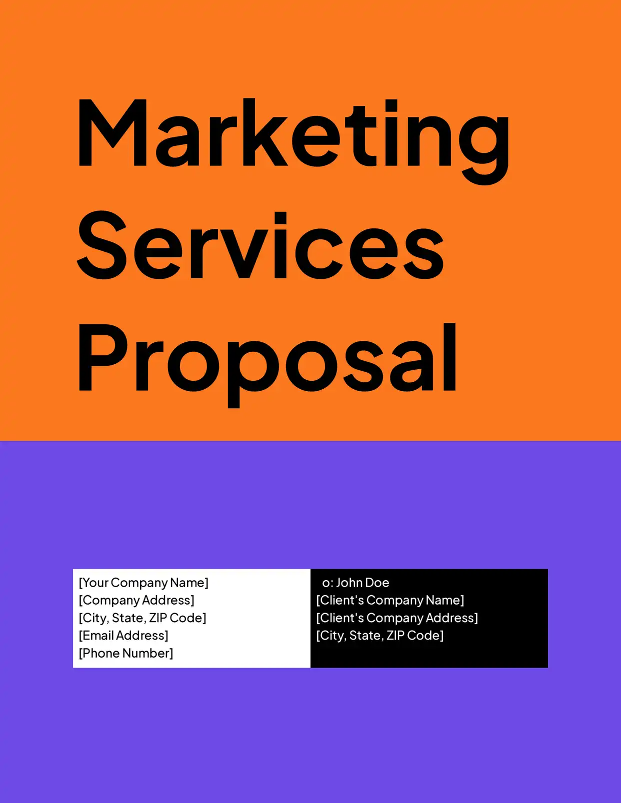 Personalized Proposals