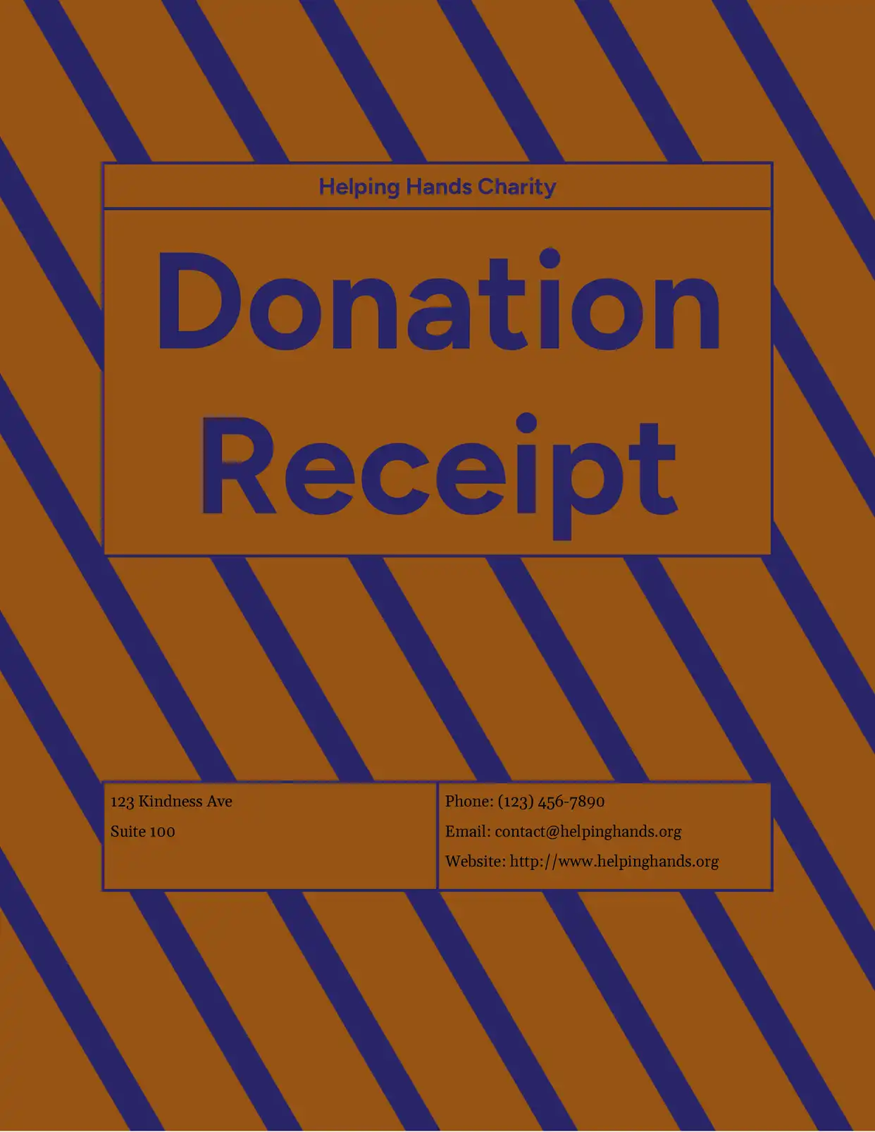 Donation Receipt