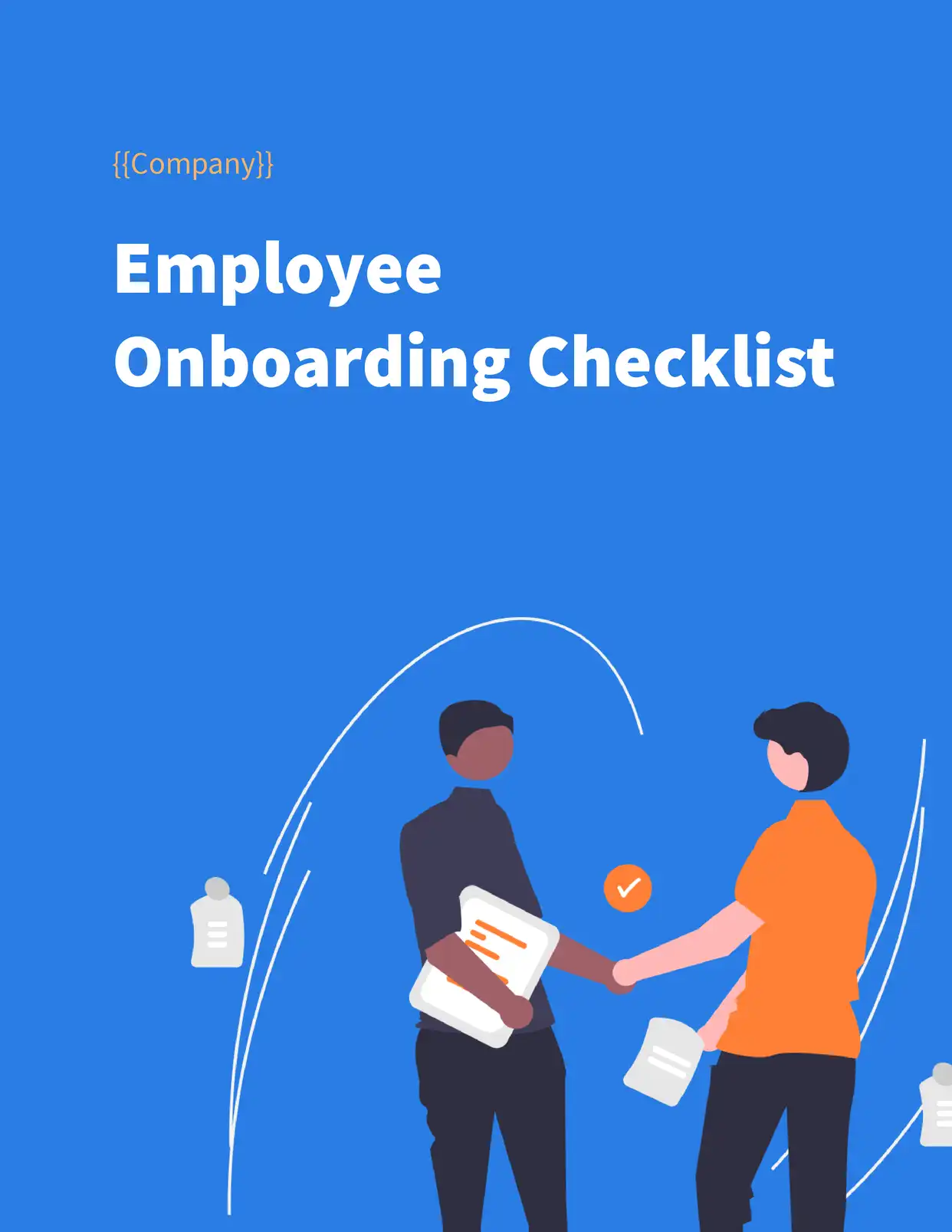 Employee Onboarding Checklist - Placeholders