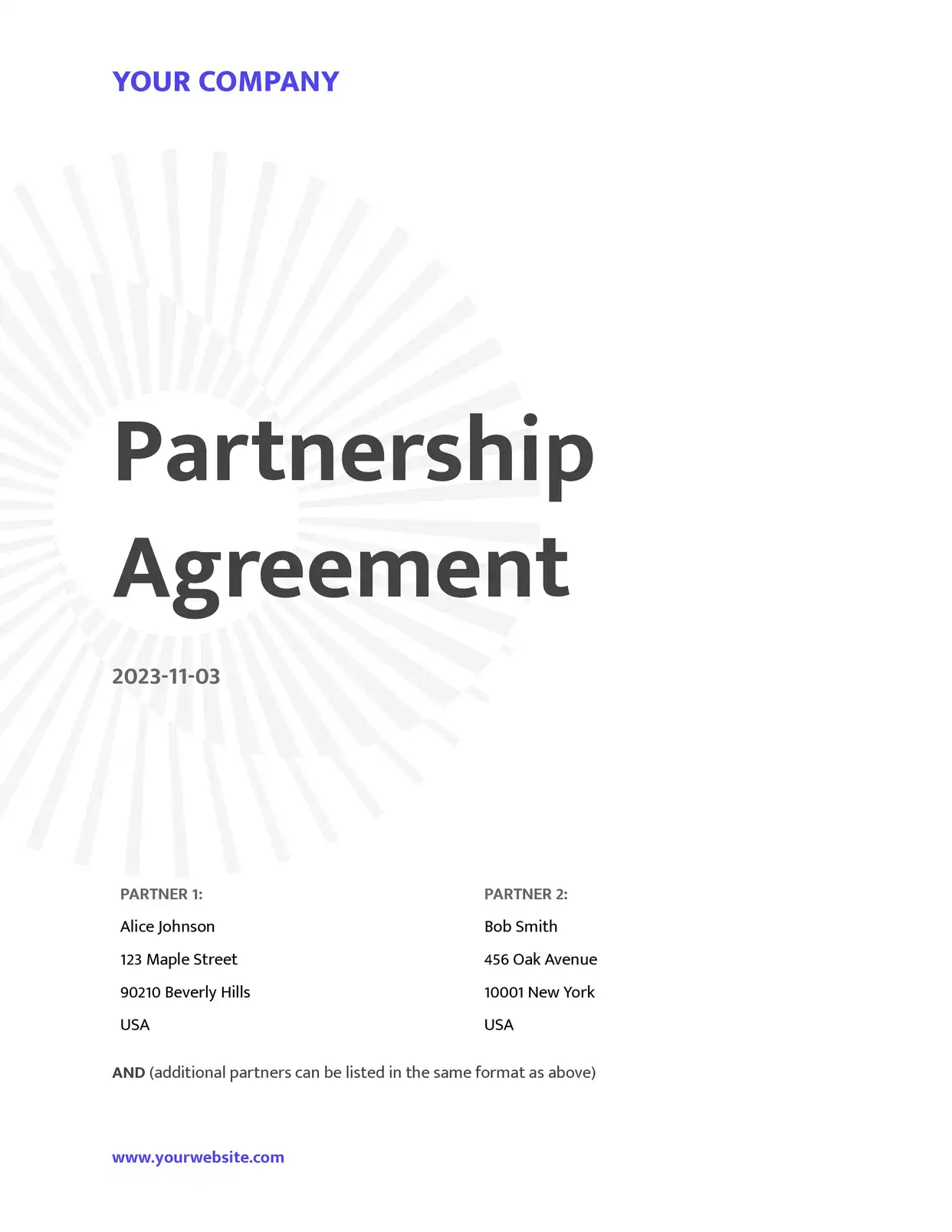 Partnership Agreement