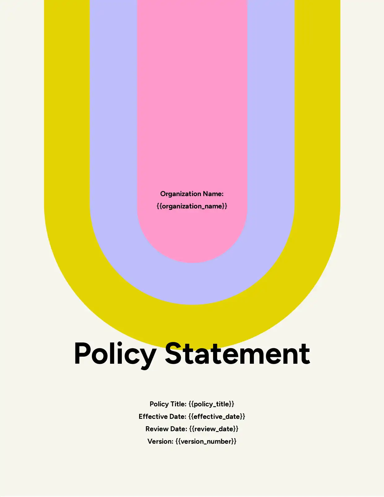 Policy Statement - Placeholders