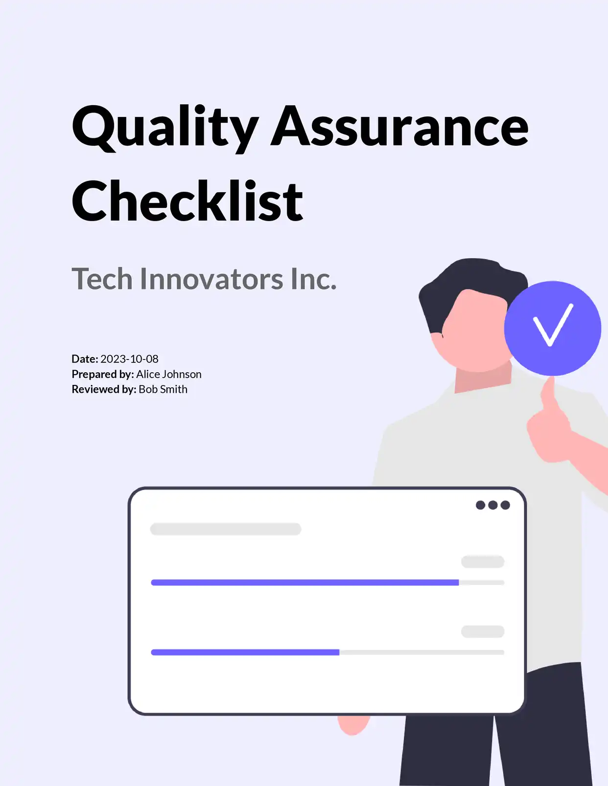 Quality Assurance Checklist 