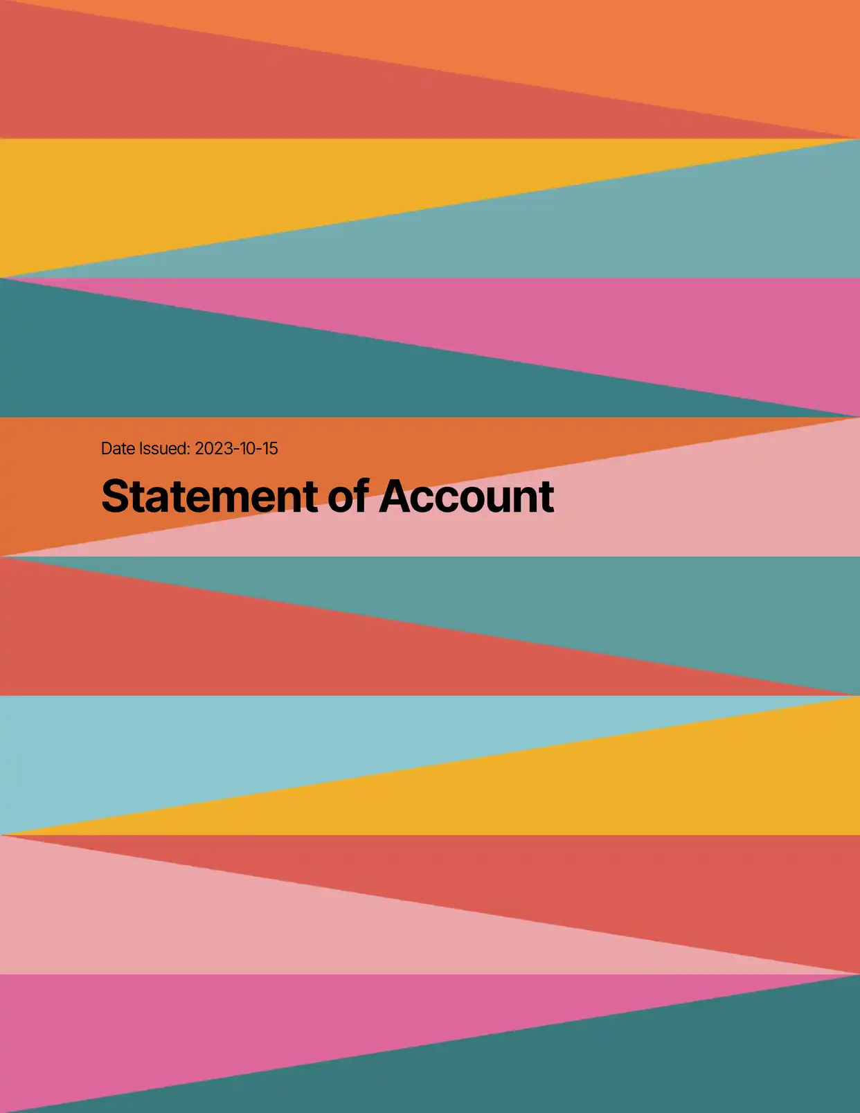 Statement of Account