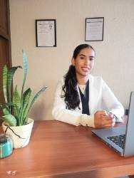 Foto de la Dra. Cecilia García Olvera