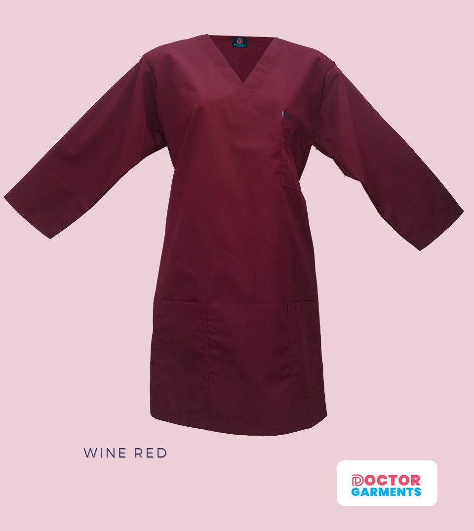 Wine Red Medical Scrub - Winter Export