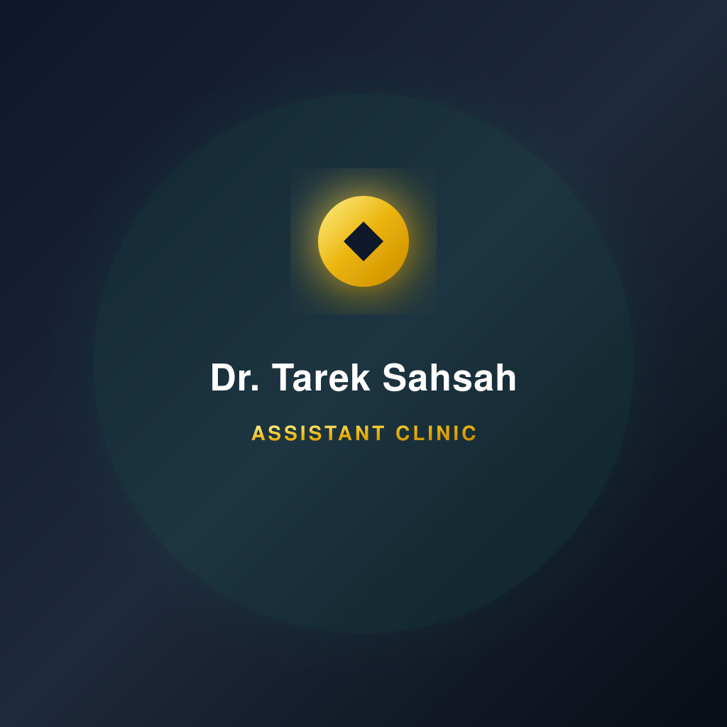 Dr. Tarek Sahsah
