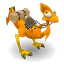 Dragopavo pelirrojo