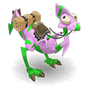 Plum and Emerald Dragoturkey