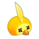 Sombrero de pío amarillo