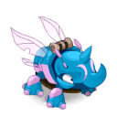 Volkorne Turquoise et Orchidée