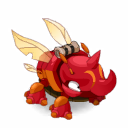 Vueloceronte rubí y pelirrojo