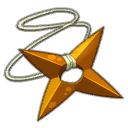 Amuleto de ninja blanco