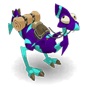 Indigo and Turquoise Dragoturkey