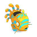 Mulagua ámbar y turquesa