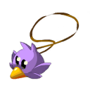 Amulette du Piou Violet