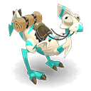 Almond and Turquoise Dragoturkey