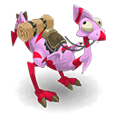 Plum and Crimson Dragoturkey