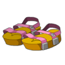 Pink Piwi Sandals