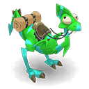 Emerald and Turquoise Dragoturkey