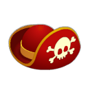 Sombrero de capitán pirata