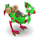 Dragodinde Émeraude et Pourpre
