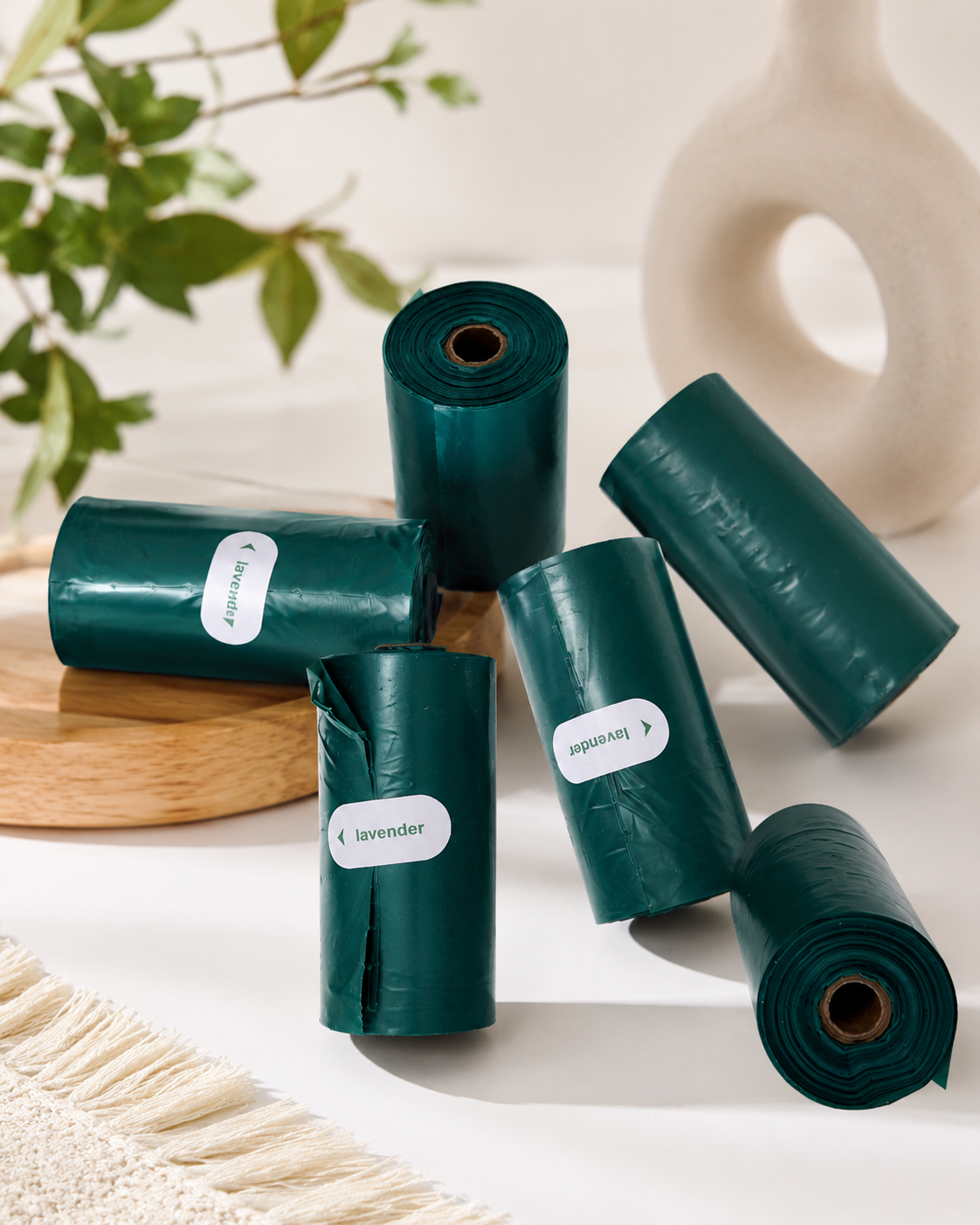🌿 Bolsas para Popó Biodegradables con Aroma a Lavanda