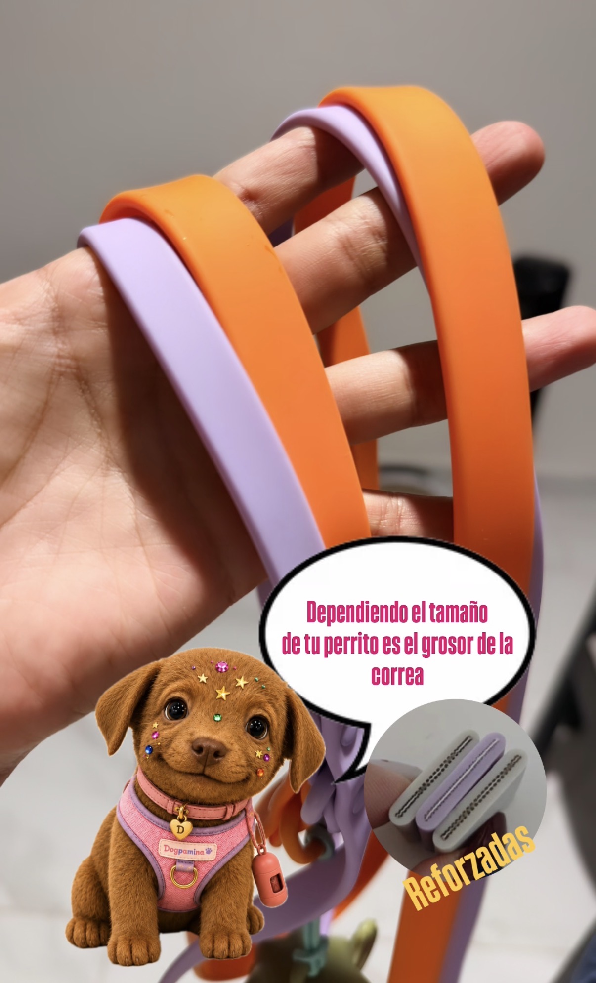 Correa de PVC reforzada y lavable miniatura 2