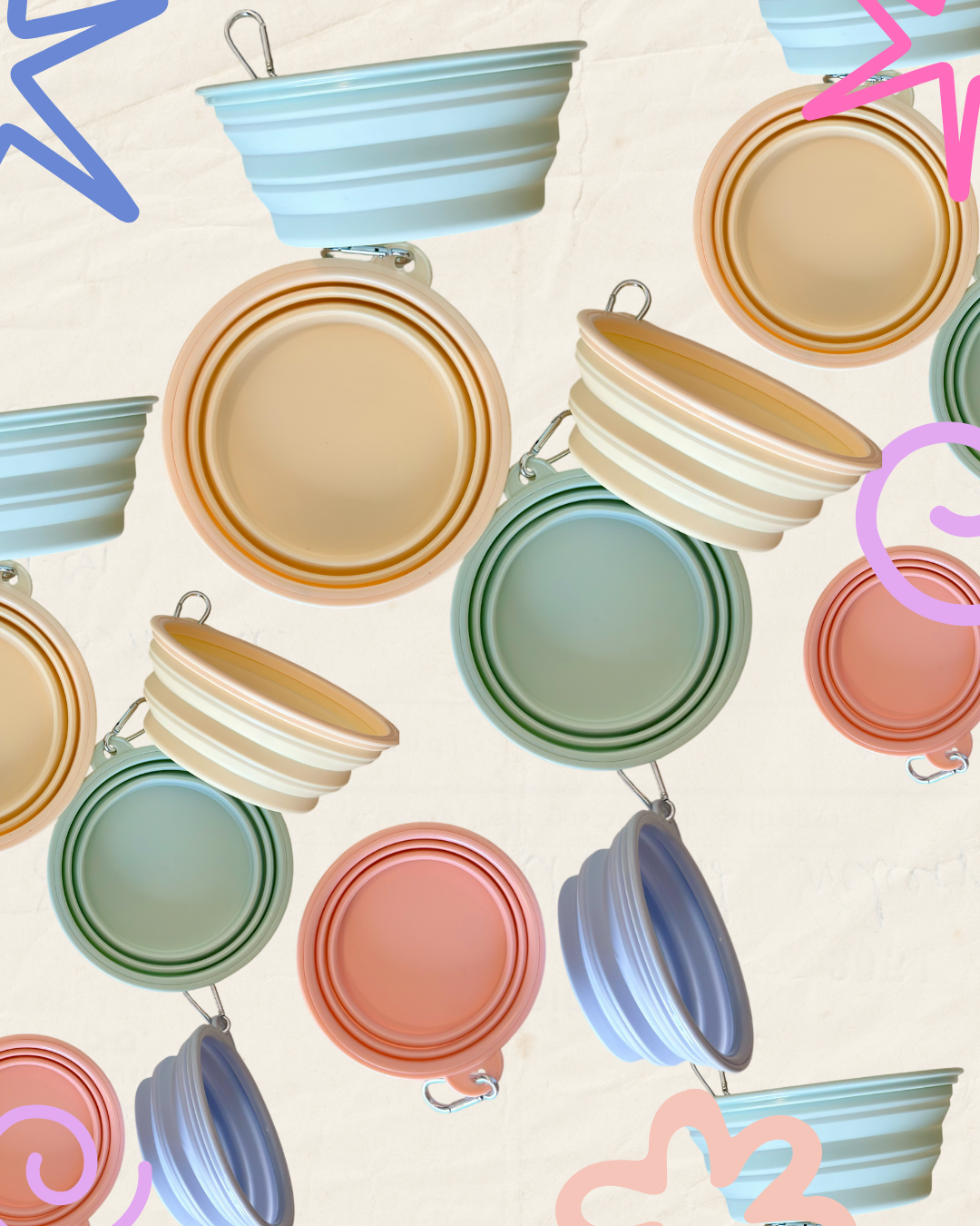 🥣 Plato Plegable de Silicón para Perritos