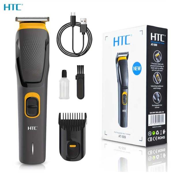 HTC AT-509 Rechargeable New Professional Hair & Beard Trimmer For Men